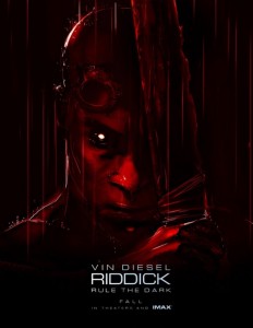 Nový plakát k Riddickovi – krev kape všude!